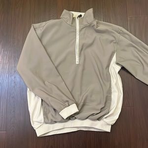 Tan retro golf jacket